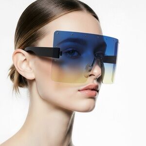 Stylish Gradient Oversized Sunglasses